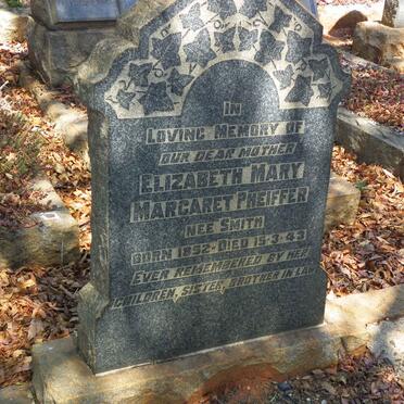 PHEIFFER Elizabeth Mary Margaret nee SMITH 1892-1943