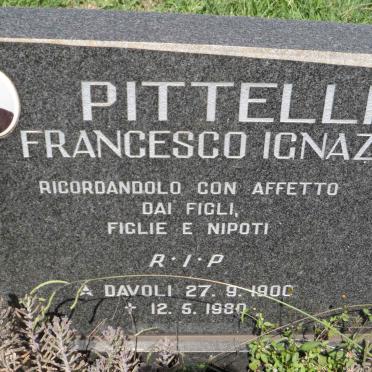 PITTELLI Francesco Ignazio 1900-1980