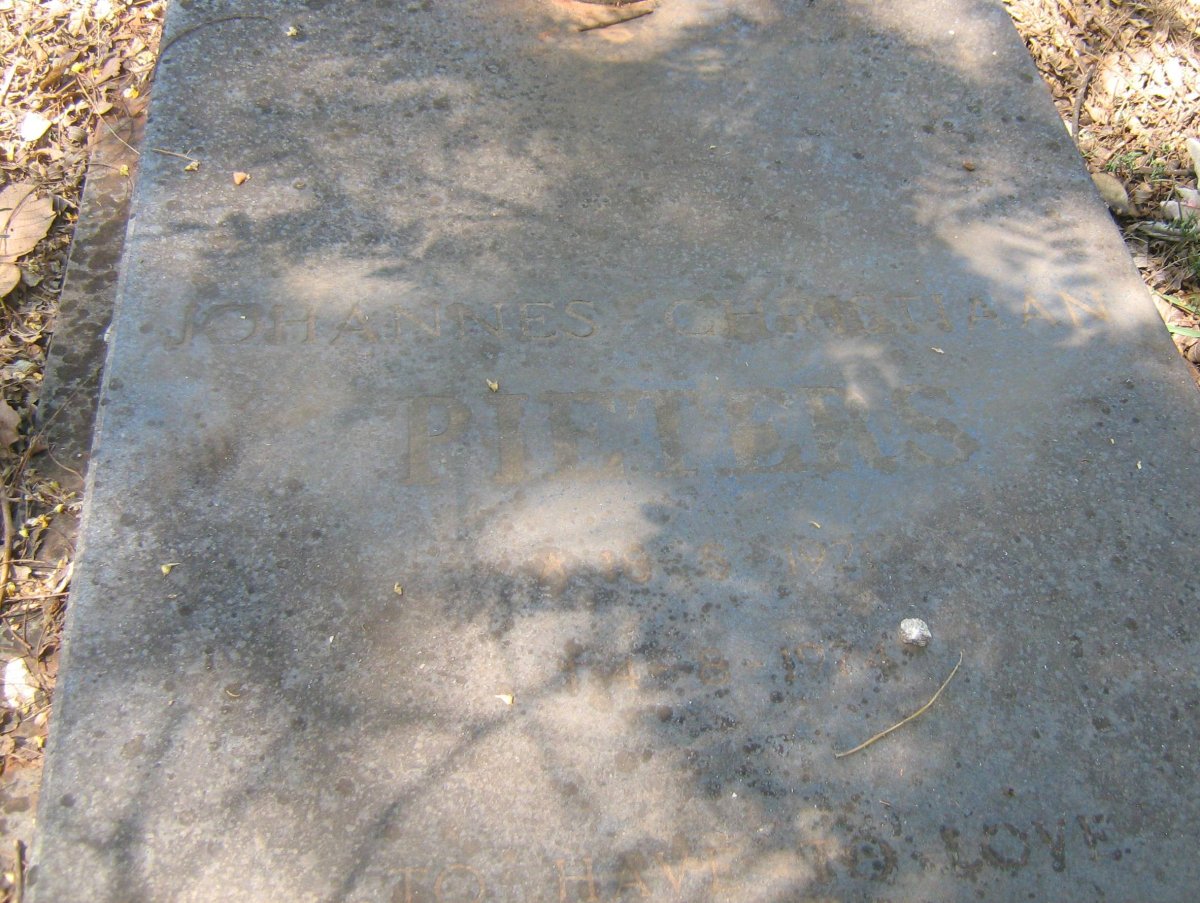 PIETERS Johannes Christiaan 1921-1974