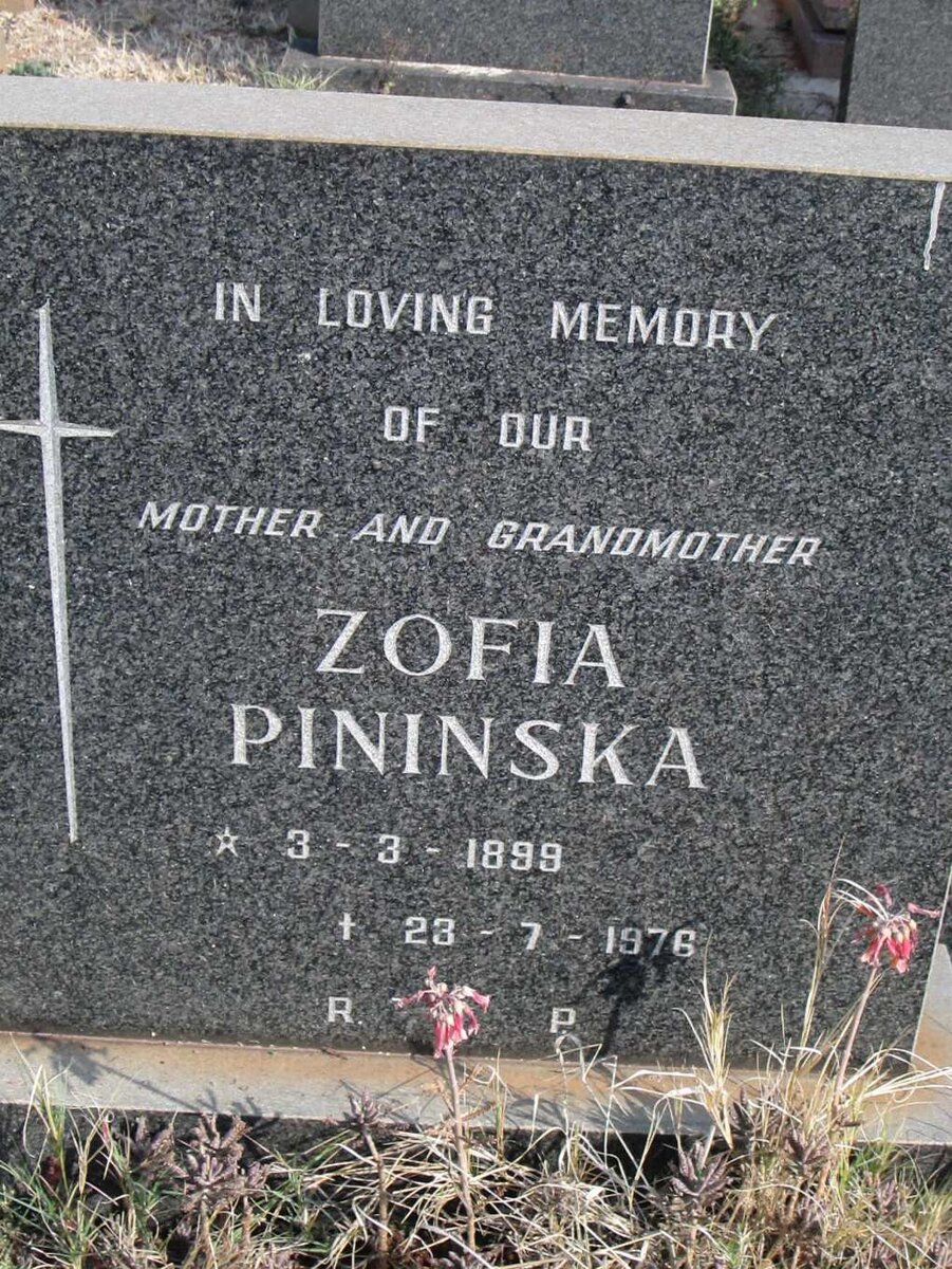 PININSKA Zofia 1899-1976