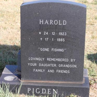 PIGDEN Harold 1923-1985