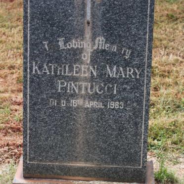 PINTUCCI Kathleen Mary -1963