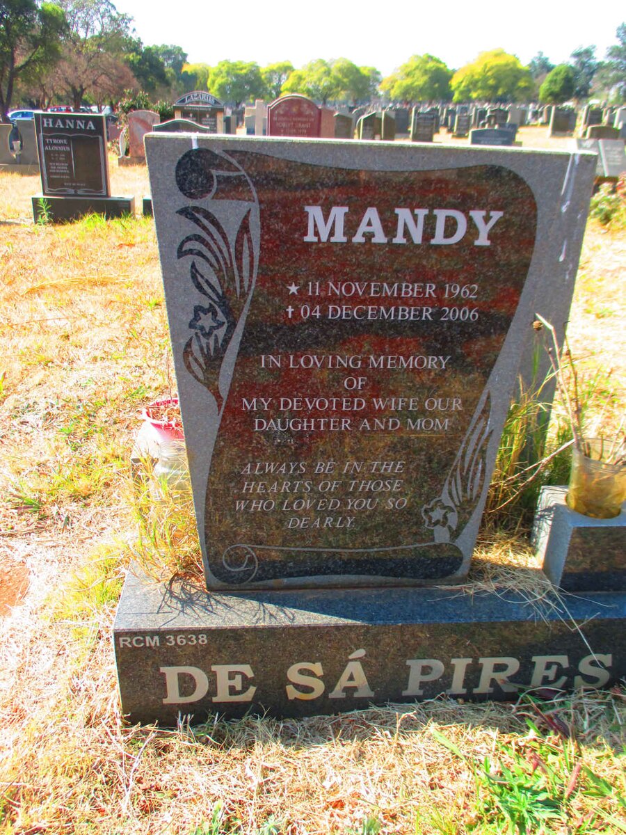 PIRES Mandy, de sa 1962-2006