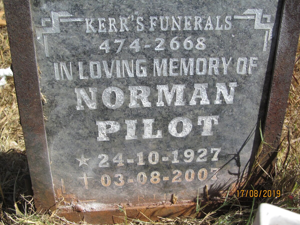 PILOT Norman 1927-2007