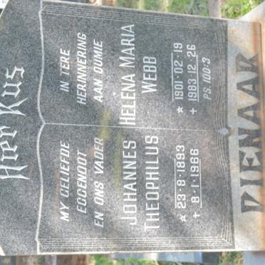 PIENAAR Johannes Theophilus 1893-1966 &amp; Helena Maria WEBB 1901-1983