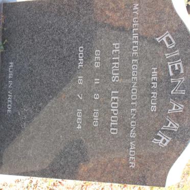 PIENAAR Petrus Leopold 1919-1964