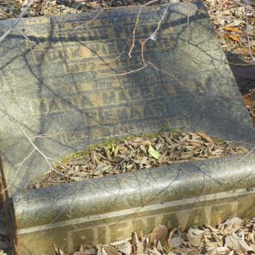 PIENAAR Albertus Pieter Roux 1877-1945 & Maria Magdalena BADENHORST