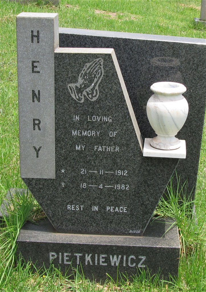 PIETKIEWICZ Henry 1912-1982