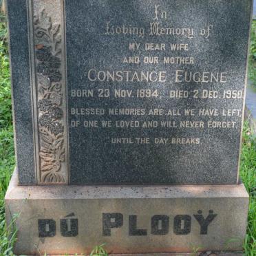 PLOOY Constance Eugene, du 1894-1950