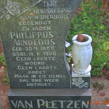 PLETZEN Philippus Arnoldus, van 1959-1980