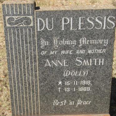 PLESSIS Anne Smith, du 1918-1969