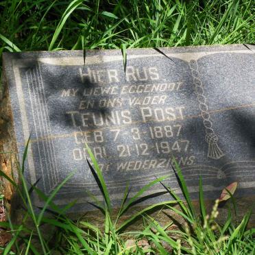 POST Teunis 1887-1947