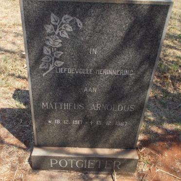 POTGIETER Mattheus Arnoldus 1917-1967