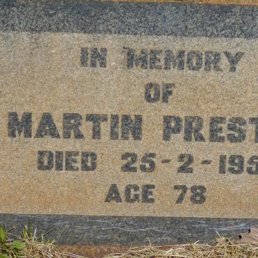 PRESTON Martin -1956