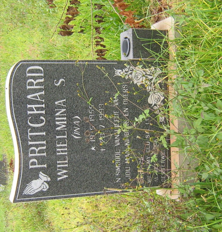 PRITCHARD Wilhelmina S. 1955-1993