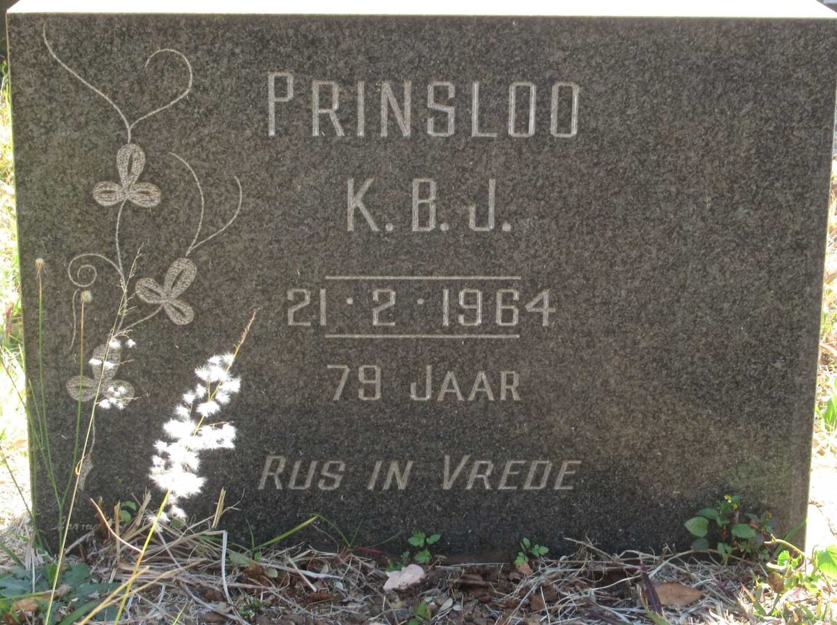PRINSLOO K.B.J. -1964