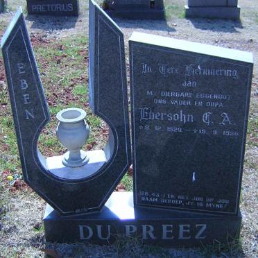 PREEZ Ebersohn C.A., du 1929-1986