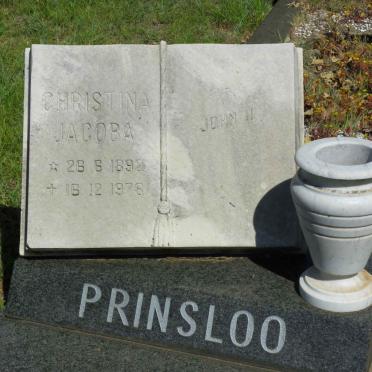 PRINSLOO Christina Jacoba 1892-1978