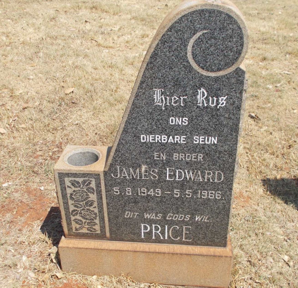 PRICE James Edward 1949-1966