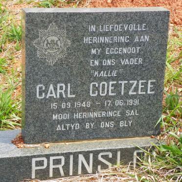 PRINSLOO Carl Coetzee 1948-1991