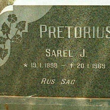 PRETORIUS Sarel J. 1898-1969