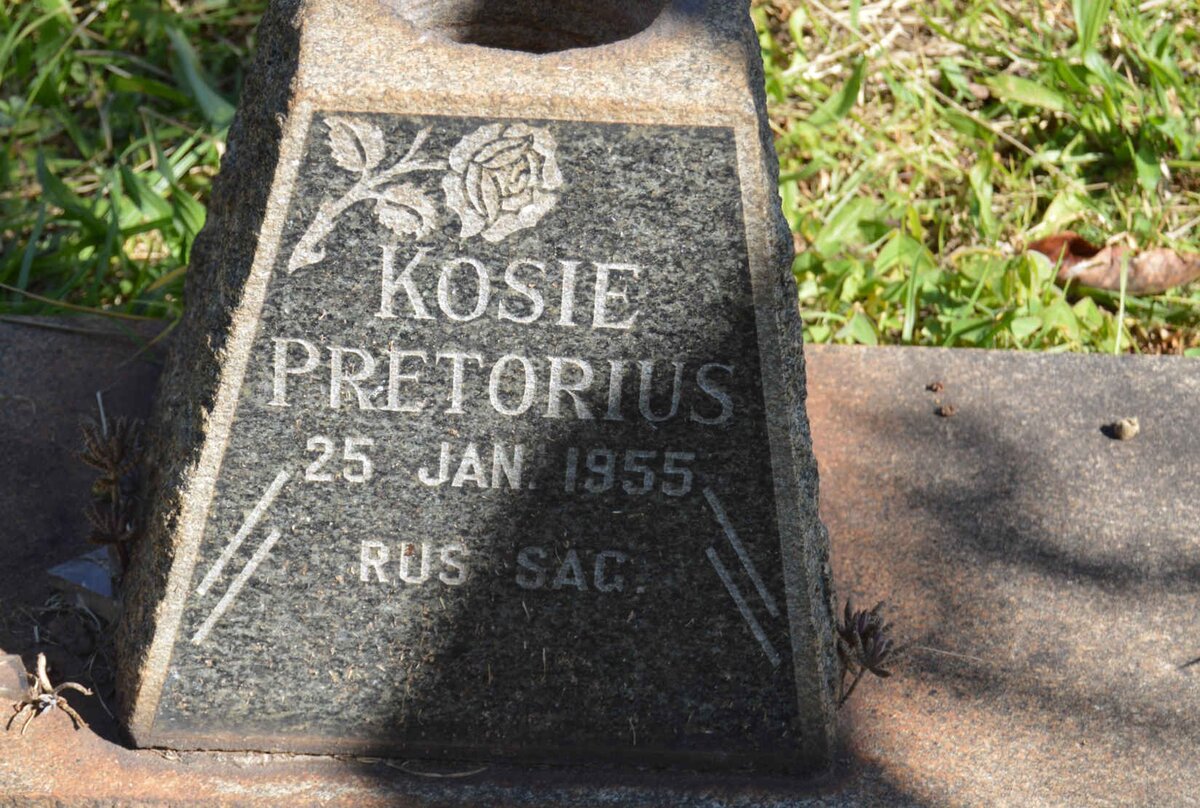 PRETORIUS Kosie -1955