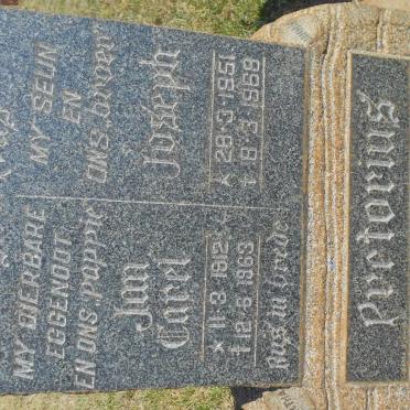 PRETORIUS Jan Carel 1912-1963 :: PRETORIUS Joseph 1951-1969