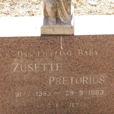 PRETORIUS Zusette 1963-1963