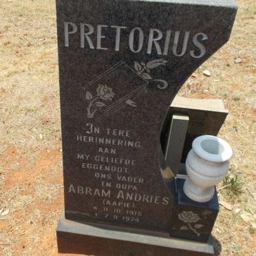 PRETORIUS Abram Andries 1915-1974