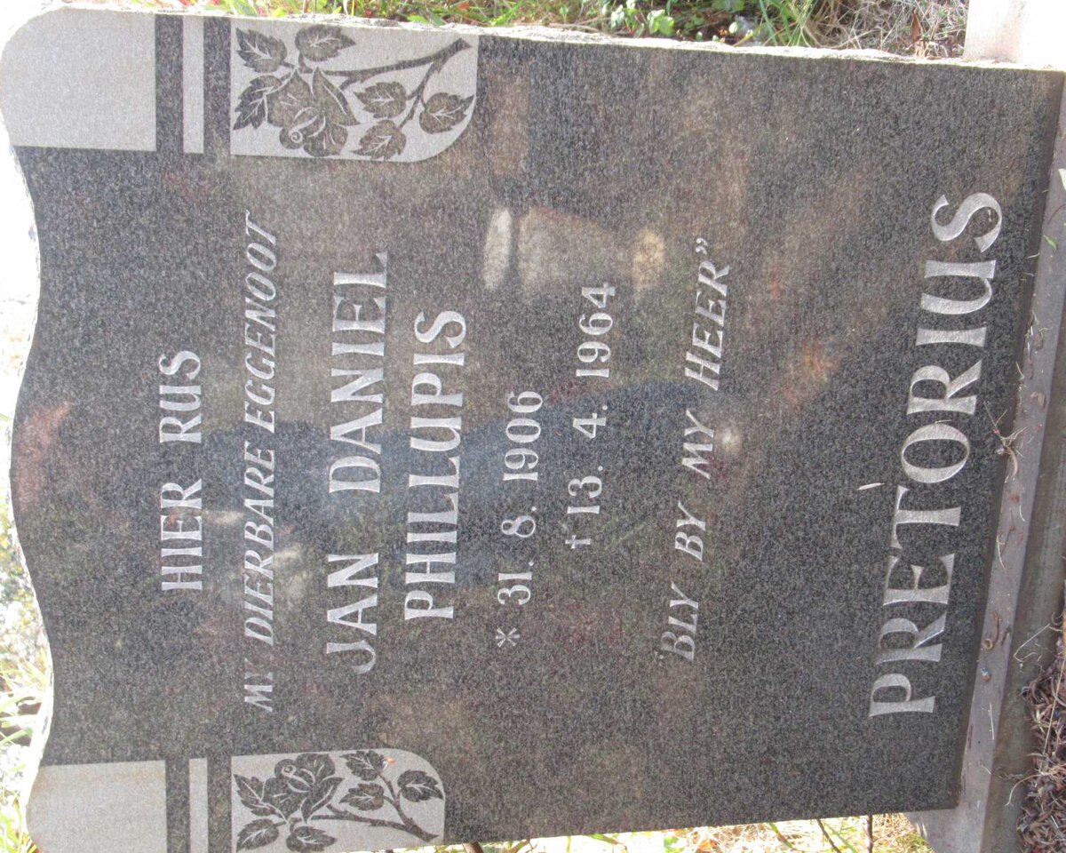 PRETORIUS Jan Daniel Phillupis 1906-1964