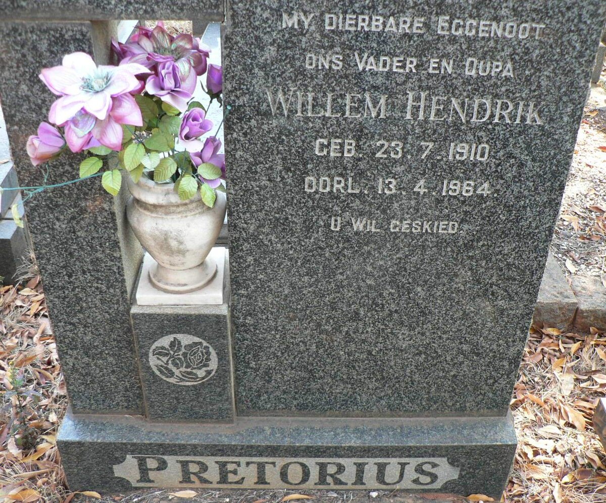 PRETORIUS Willem Hendrik 1910-1964