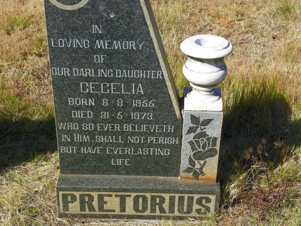 PRETORIUS Cecelia 1955-1973