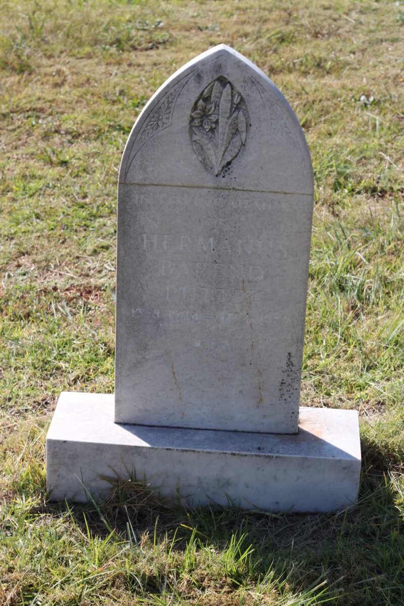 PUTTER Hermanus Barend 1924-1979