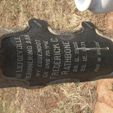 RATHBONE Frederick C. 1936-1971