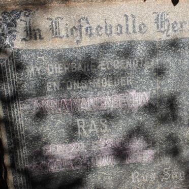 RAS Anna Margaretha 1904-1958