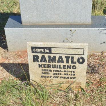 RAMATLO Keruileng 1986-2012