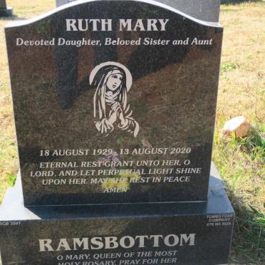 RAMSBOTTOM Ruth Mary 1929-2020