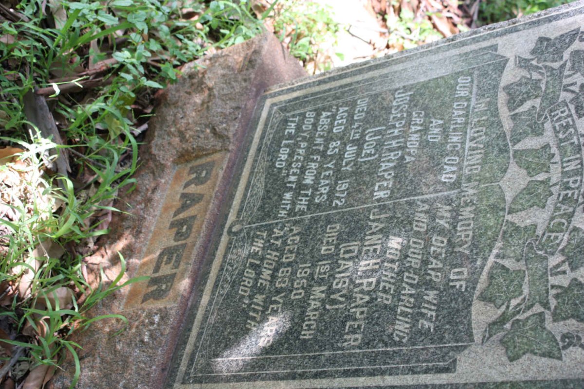 RAPER Joseph H. -1972 &amp; Jane H. -1950