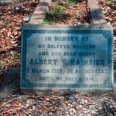 RAINBIRD Albert V. 1915-1953