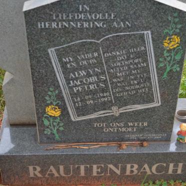 RAUTENBACH Alwyn Jacobus Petrus 1946-1992