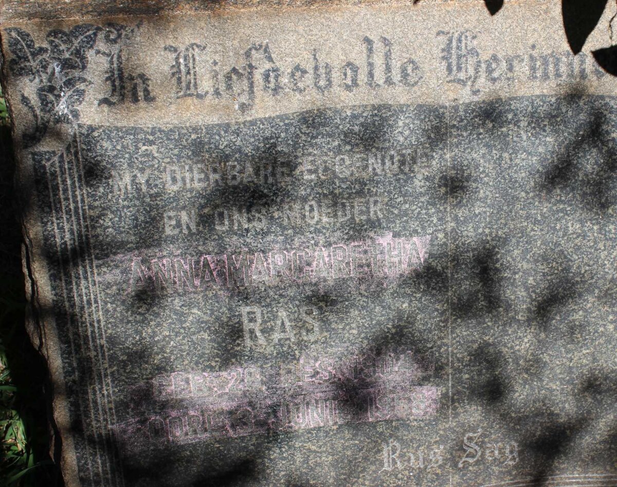 RAS Anna Margaretha 1904-1958