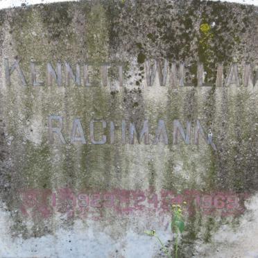 RACHMANN Kennett William 1929-1969