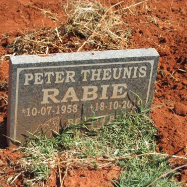 RABIE Peter Theunis 1958-2019