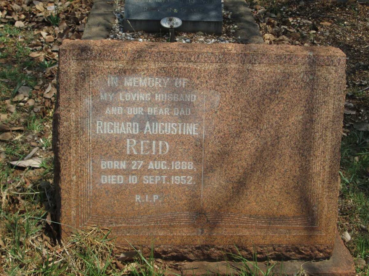 REID Richard Augustine 1888-1952