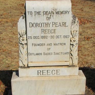 REECE Dorothy Pearl 1892-1967
