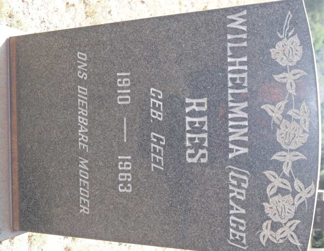 REES Wilhelmina nee GEEL 1910-1963