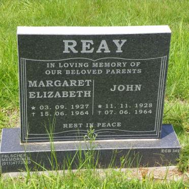 REAY John 1928-1964 &amp; Margaret Elizabeth 1927-1964