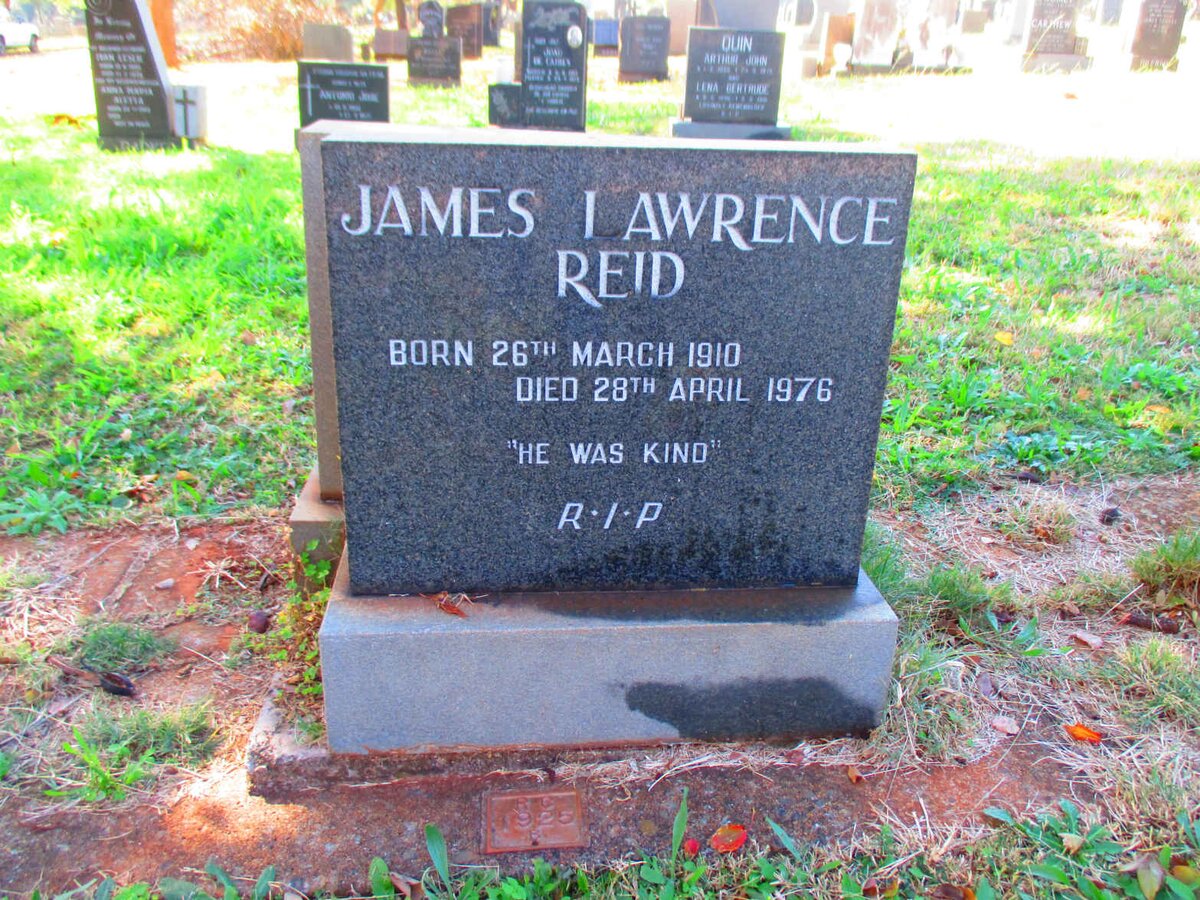 REID James Lawrence 1910-1976