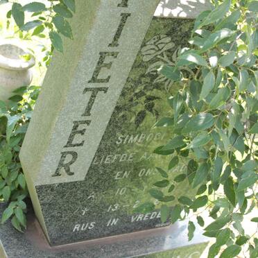 REDELINGHUYS Pieter 1949-1984