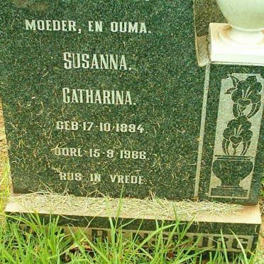 RENSBURG Susanna Catharina, van 1894-1966